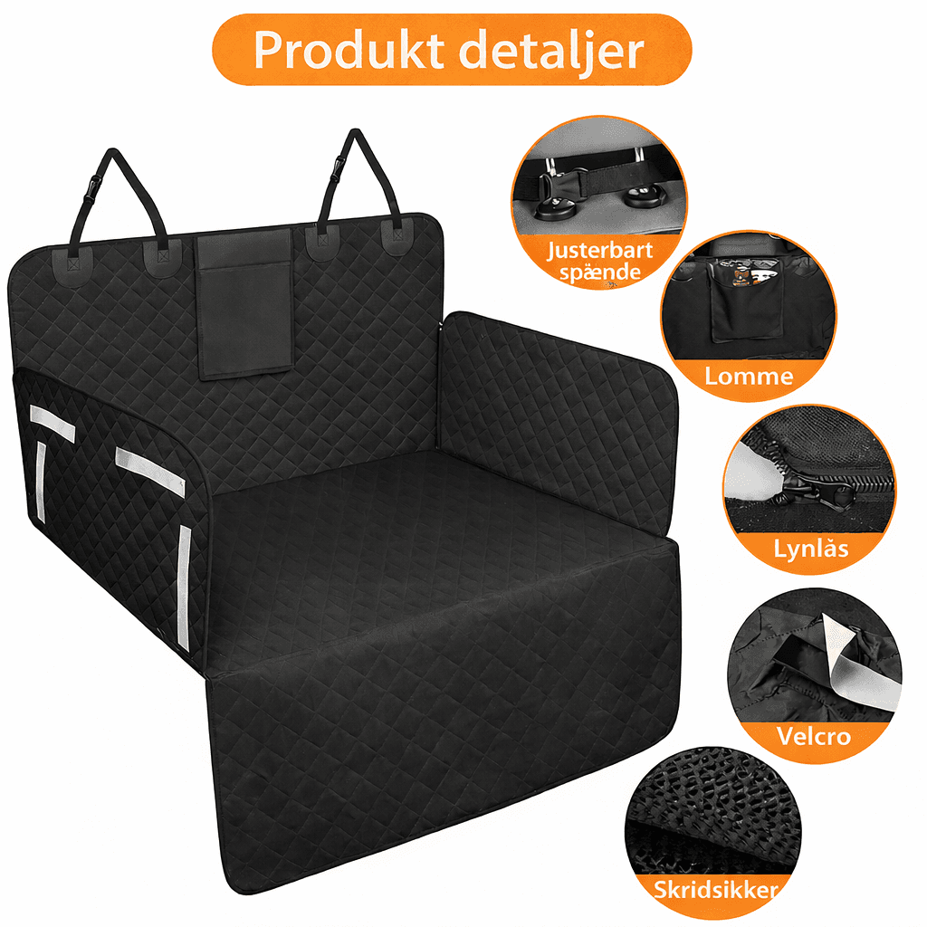 Bagagerumsbeskytter til hund i bil - billede 2