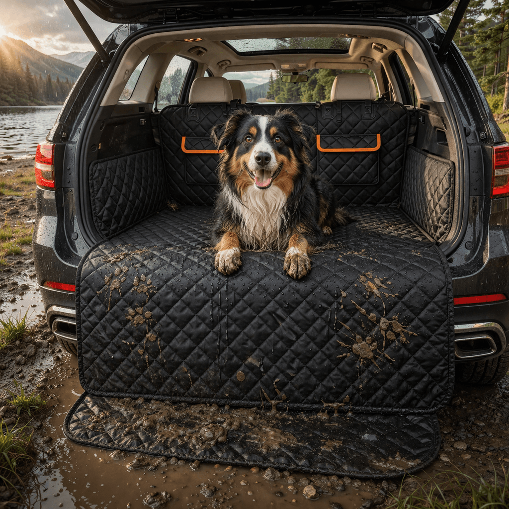 Bagagerumsbeskytter til hund i bil - billede 3