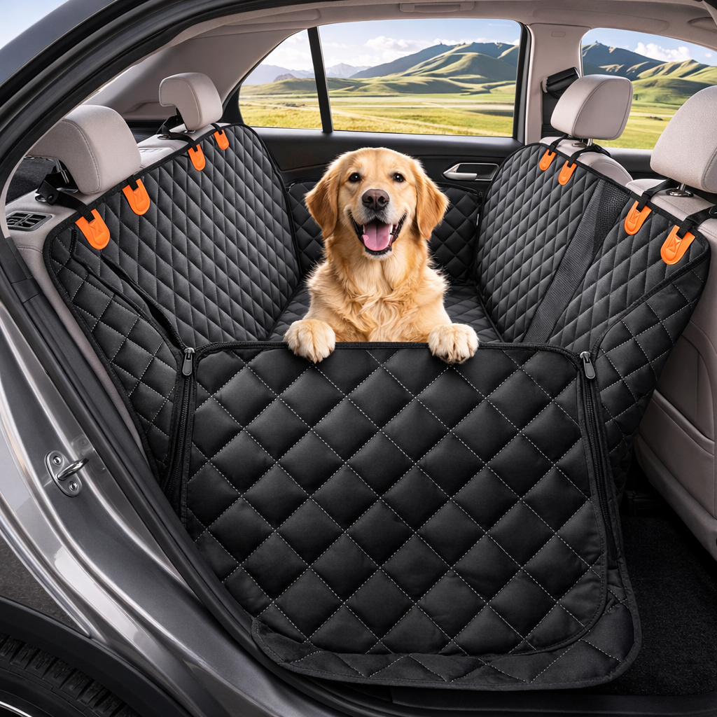 Hundetæppe til bagsæde - Vandafvisende cover